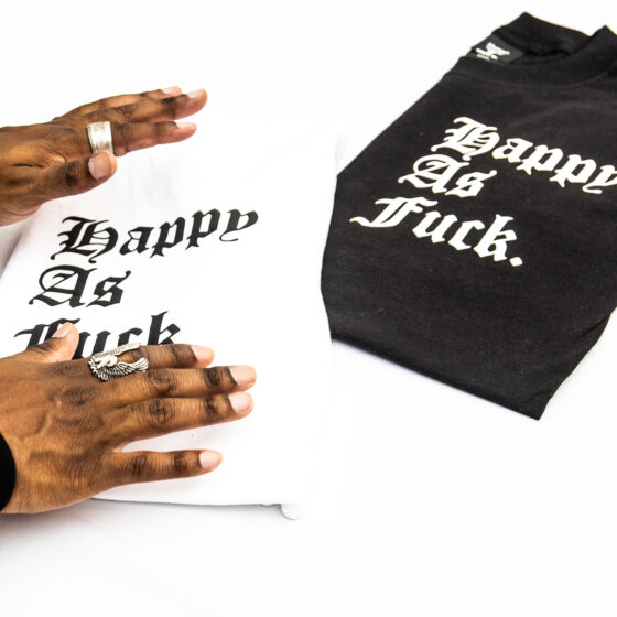 Happy As Fuck Lifestyle and Mantra Brand by Nick Hooks