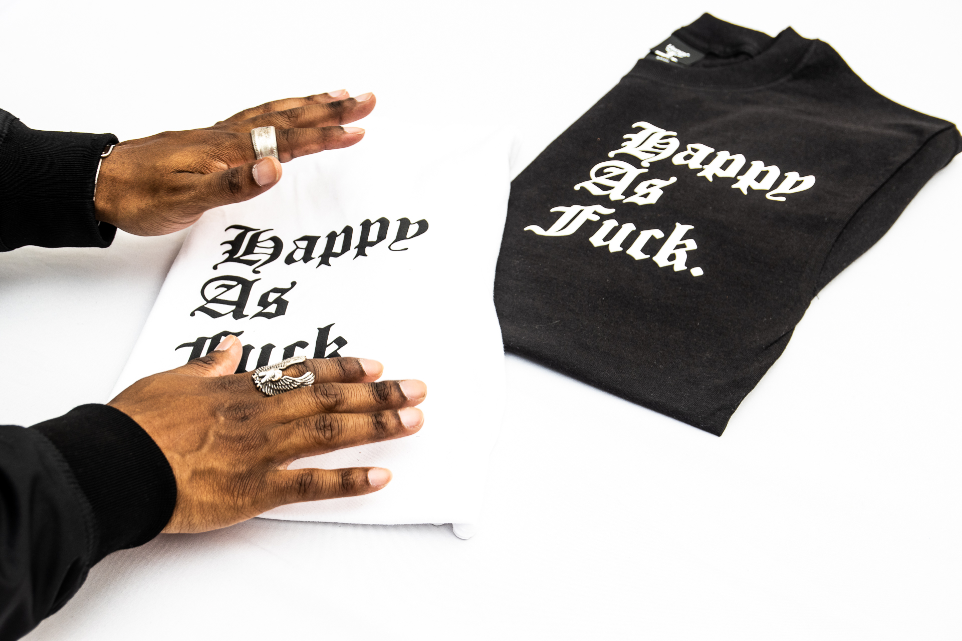 Happy As Fuck Lifestyle and Mantra Brand by Nick Hooks